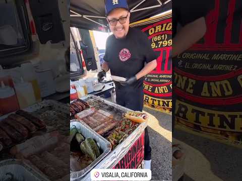 The Best Bacon Rolled Hot Dog at 1929 E California, Bakersfield CA #bestfood #hotdog #bacon