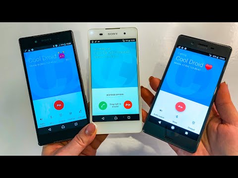 Sony Xperia Z5 Dual vs Sony Xperia E5 vs Sony Xperia X/ Incoming & outgoing calls