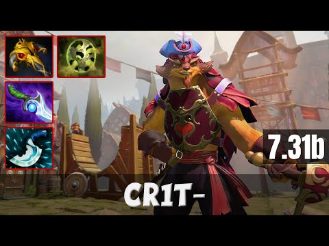 CR1T- PANGOLIER MID LANE | DOTA 2 PATCH 7.31B PRO GAMEPLAY