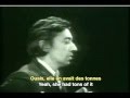 Serge Gainsbourg Histoire de Melody Nelson French & English subtitles