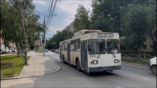 ЗиУ-682ГМ1 (с широкой передней дверью) №2038 маршрут 10 #рязань #рекомендации