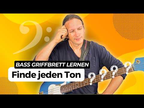 Töne auf dem Bass Griffbrett lernen 👍 3 praktische Methoden, die wirklich funktionieren! 