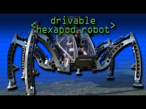 世界最大の駆動式六脚ロボット - Computerphile (World's Biggest Drivable Hexapod Robot - Computerphile)