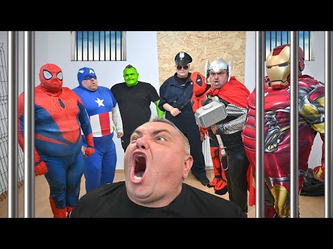 Superheroes Escape From Prison