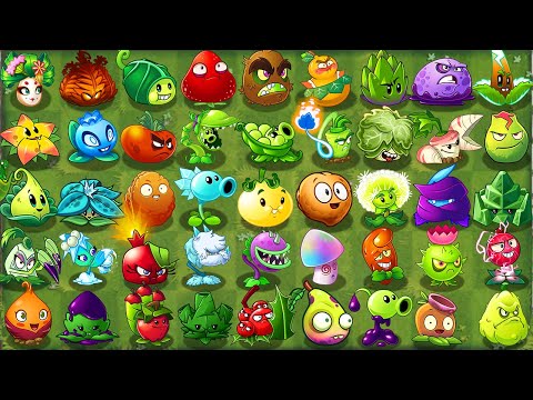 Plants vs Zombies 2 | All Premium Plants Max Level Power-Up! vs Jurassic Gargantuar