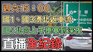 車流湧現！路網圖「顏色繽紛」