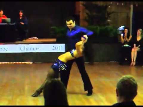 George & Hannah. Chch Ceroc champs 2011 ADV A Spotlight Dance