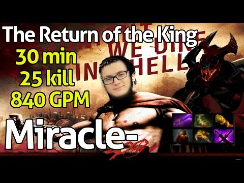 Miracle- Dota 2 : Guide - Profession Shadow fiend - The return of the King 8k MMR