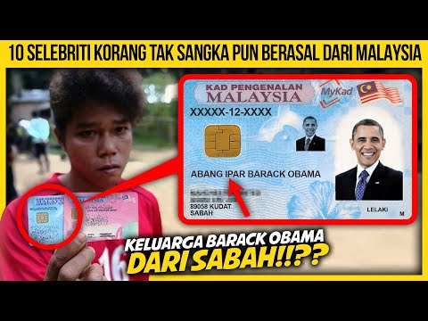 10 SELEBRITI KORANG TAK SANGKA PUN BERASAL DARI MALAYSIA