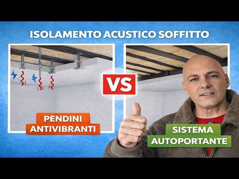 Soffitto autoportante: l’unica vera soluzione per l’isolamento acustico del soffitto
