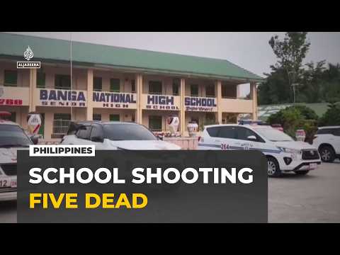 Philippines school shooting leaves five dead and 17 injured