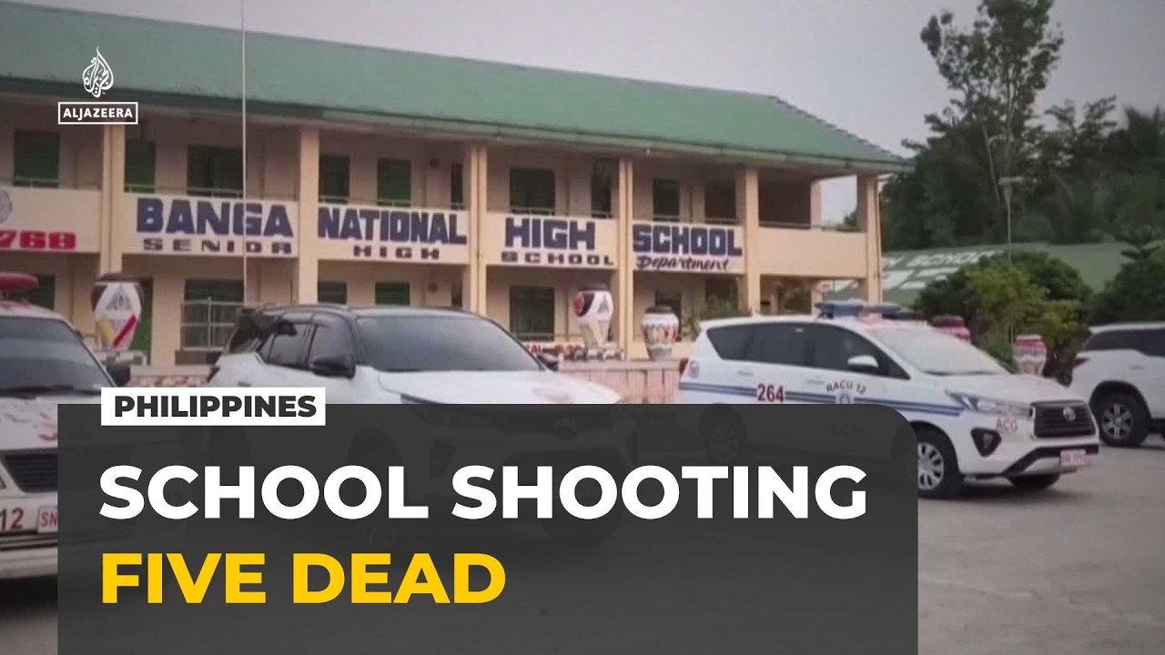 Philippines school shooting leaves five dead and 17 injured