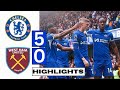 Chelsea vs West Ham (5-0) HIGHLIGHTS: Cole Palmer, Jackson & Madueke GOALS!