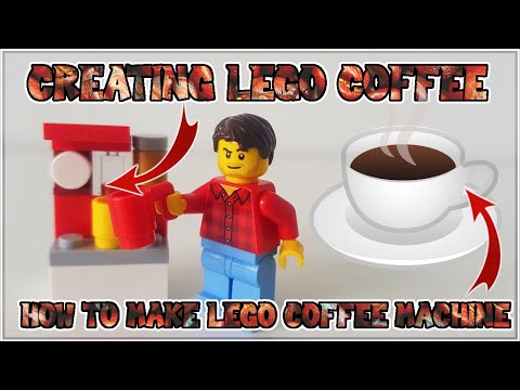 Creating Lego Coffee - How To Make Lego Coffee Machine