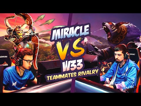 MIRACLE VS W33 TEAMMMATES RIVALRY? - No one gives a fuck