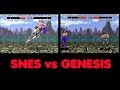 Power Moves Power Athlete Side By Side SNES Vs GENESIS