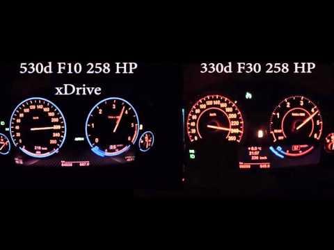 bmw 530d  f10 vs bmw 330d f30