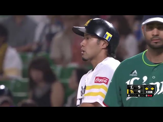 【8回裏】ホークス・柳田 失投逃さず2本目のタイムリーヒット!! 2016/8/16 H-L