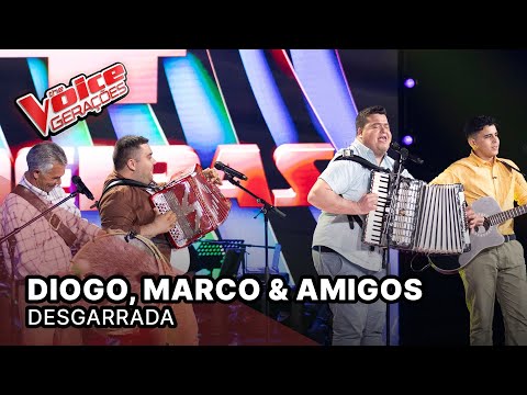Diogo, Marco & Amigos - Desgarrada | Provas Cegas | The Voice Gerações 2025