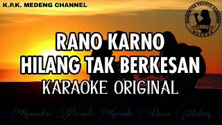 Download lagu Rano Karno - Hilang Tak Berkesan Karaoke Original mp3