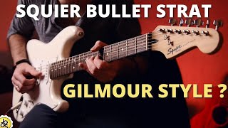 Video thumbnail for David Gilmour inspired tones | Squier Bullet Strat HSS Hardtail | Line 6 HX Stomp by Johan Joos Laur
