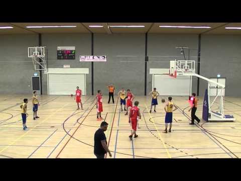 9 april 2016 Crackerjacks U22 vs Rivertrotters U20 74-55 1st period