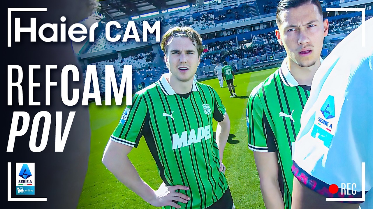 HAIER CAM | REF CAM POV: You Are The Referee in Sassuolo-Cagliari | Serie A 2025/26