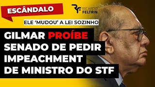 GILMAR BLINDA STF CONTRA IMPEACHMENT DE MINISTROS #ricardofeltrin