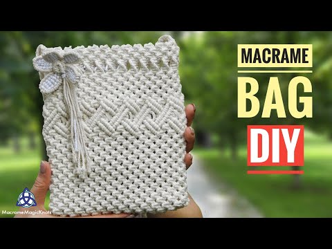Macrame Bag Tutorial DIY Macrame Wallet for Girls
