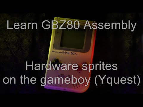 Adding Hardware sprites the Gameboy and Gameboy Color - Lesson YQuest15... GBZ80 Assembly