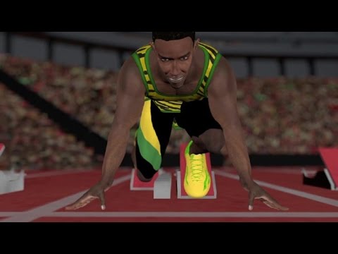 A técnica dos 100 metros