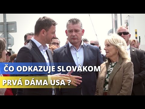 VOJNA NA UKRAJINE - Jill Biden navštívila Vyšné Nemecké