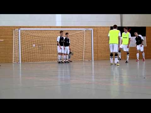 TSV Pfedelbach, A-Jugend eigenes Hallenturnier am 19.01.2013 Freistosstor Denis Sefic