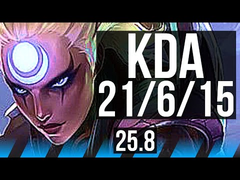 DIANA vs AKALI (MID) | 53k DMG, 67% winrate, Legendary, 21/6/15 | KR Master | 25.8