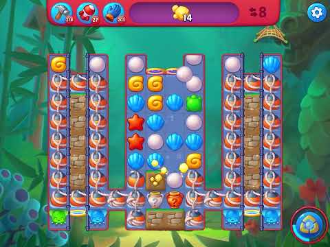 Fishdom Hard level 4461 no boosters フィッシュダム ハード [Friend's]