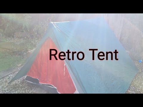 Retro, 80s tent. Nightmare set up