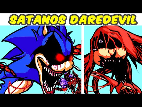 Friday Night Funkin' VS Sonic.EXE VS Satanos - Dare Devil Inc New Restored FULL WEEK (FNF MOD/Sonic)