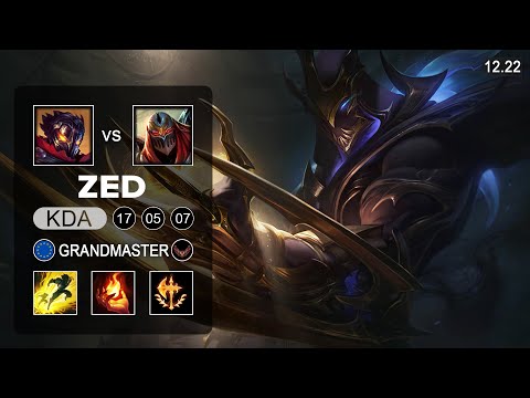 Zed vs Viktor Mid - EUW Grandmaster - Patch 12.22 Season 12