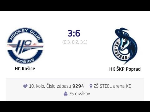 10.kolo " O Majstra " HC KOŠICE - HK ŠKP Poprad