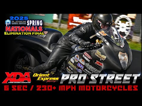 XDA Pro Street Final - Rodney Williford Runs 6.38 at 239 MPH on Two Wheels!