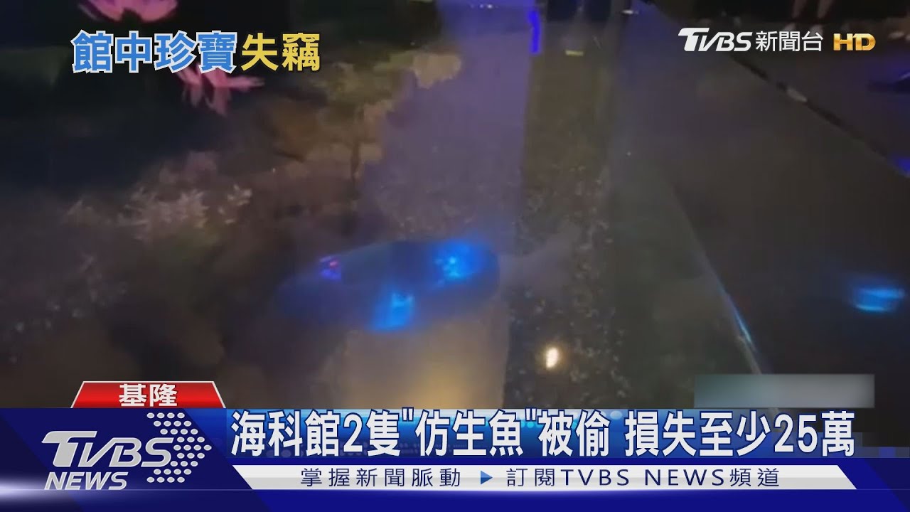 海科館「2隻仿生魚+六分儀」遭竊　賊疑為幼兒園工地男