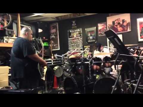 Emilio Marquez drummer for Asesino Peter Acuña 2