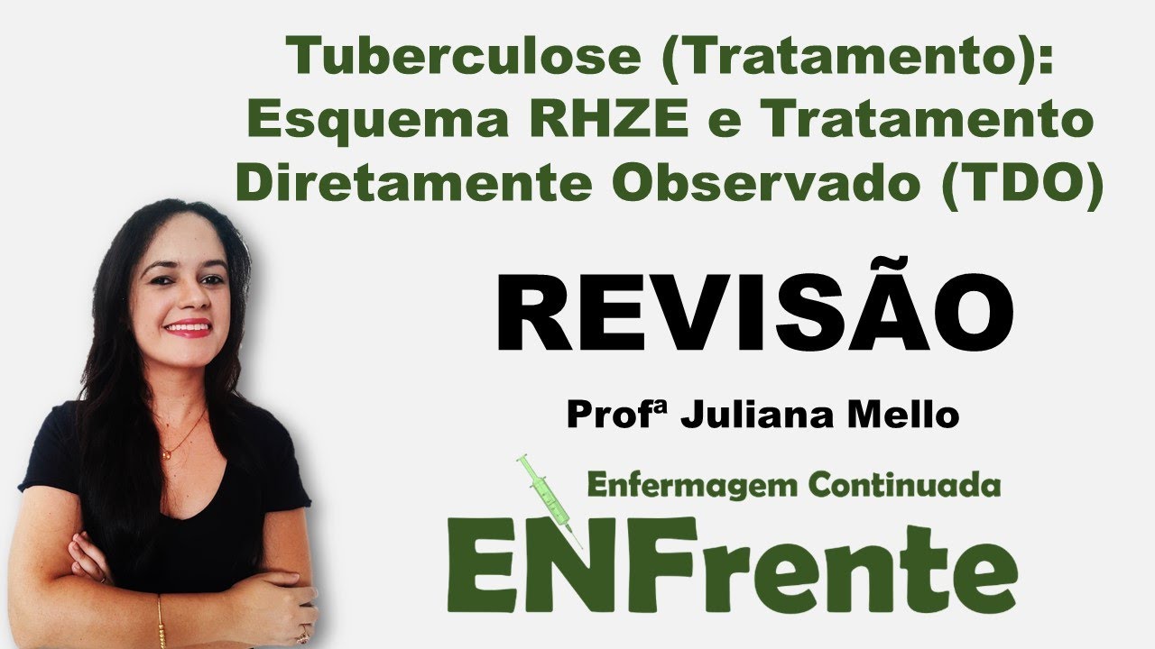 REVISÃO| Tuberculose (Tratamento): Esquema RHZE e Tratamento Diretamente Observado (TDO)