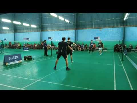 Badminton Final Novae Men's Double Open Tournament- Farid Naslim / MJ Saha Vs Tan Jinn Hwa / Marcell