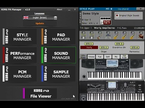 Merging KORG PA Arranger Styles & Sounds from different SETs - Korg PA Manager Software (Version 2)