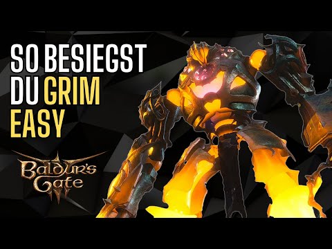 Baldurs Gate 3 - Grym besiegen - Adamant Schmiede Grym Boss Fight (deutsch)