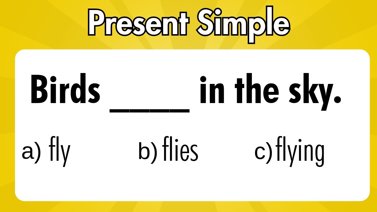 Present Simple | Grammar test