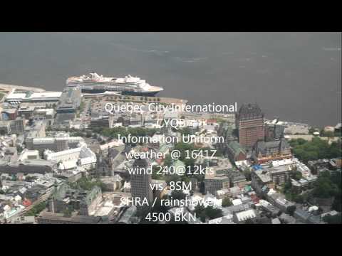 Quebec City International ATIS  - CYQB Real world ATC