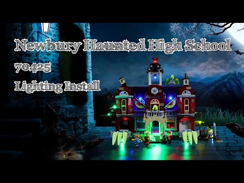 【BX266 Installation Video】BriksMax Light Kit For Lego Newbury Haunted High School 70425