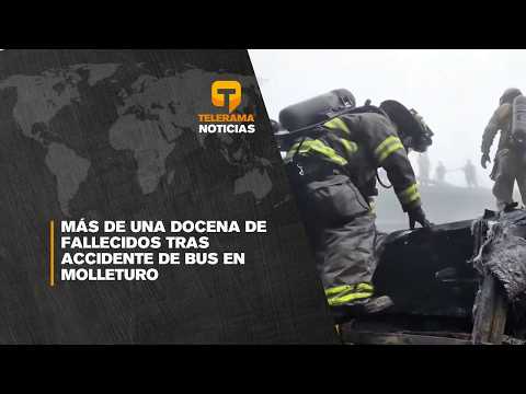Más de una docena de fallecidos tras accidente de bus en Molleturo